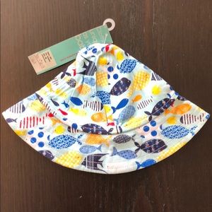 Zutano sunfish sun hat. Blue. NWT